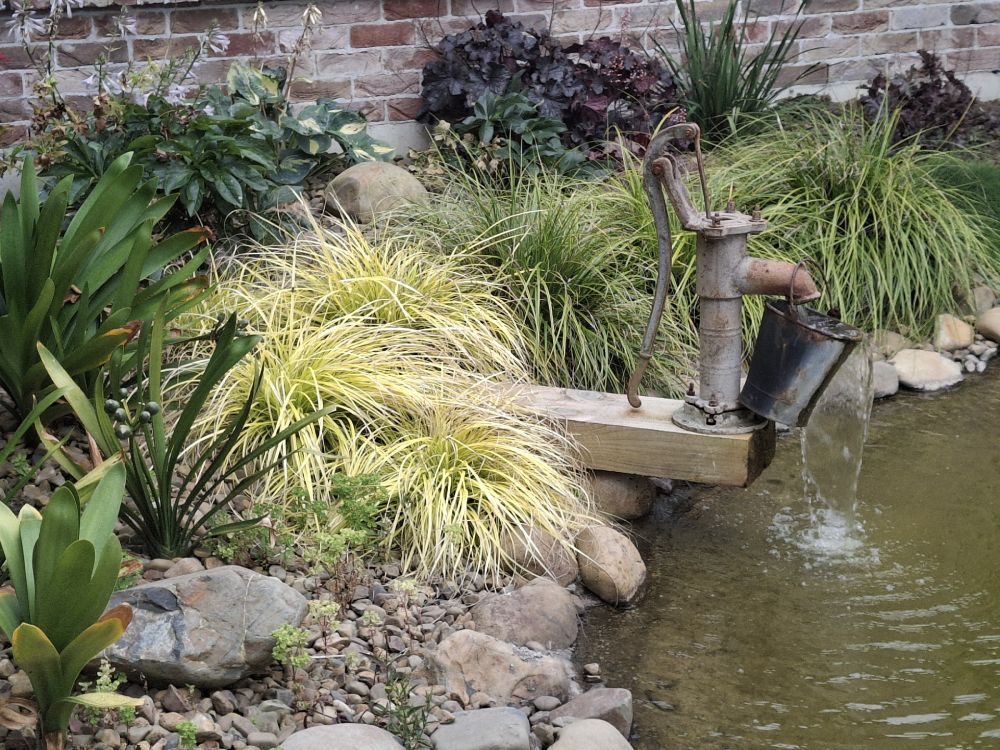 Pump in the garden